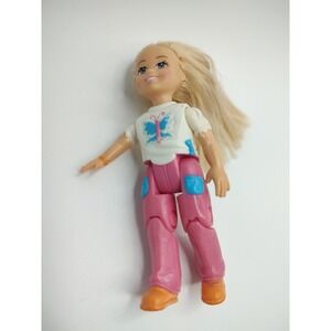 Fisher Price Mattel Loving‎ Family 2006 Dollhouse Figure Sister Blonde Butterfly